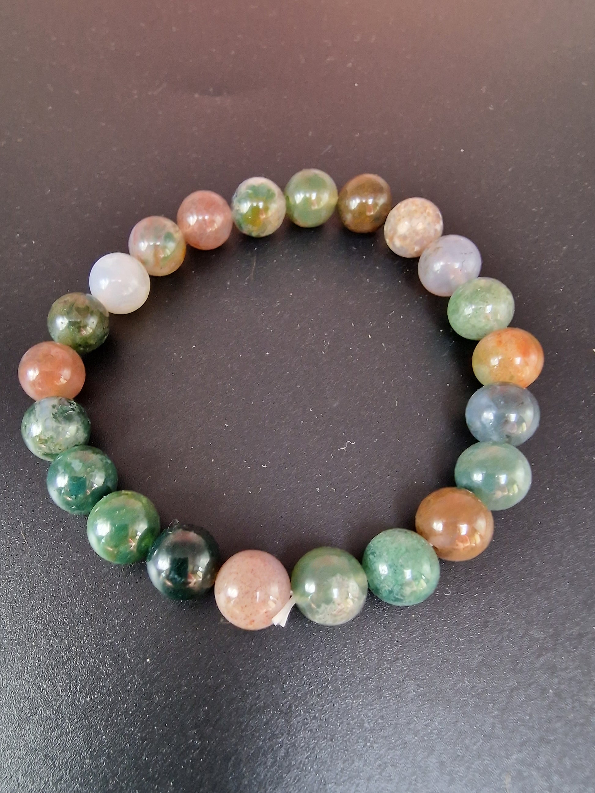 Bracelets agate indienne 8mm - Mylithovox 