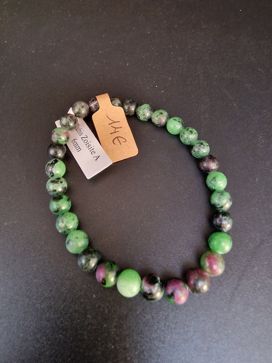 Bracelets rubis zoisite 6mm - Mylithovox 