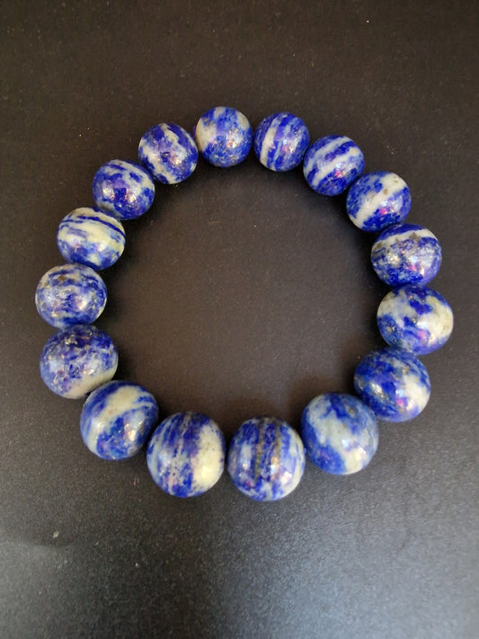 Bracelets Lapis-lazuli  12mm - Mylithovox 