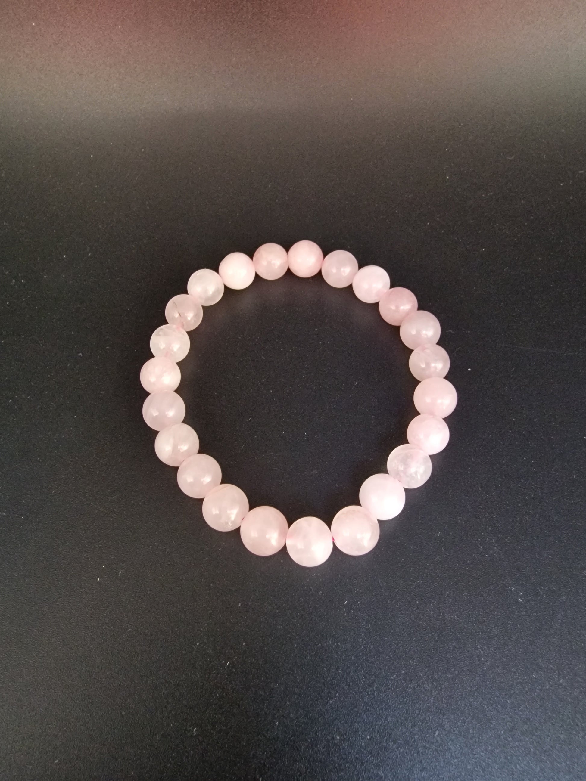 Bracelets quartz rose AA 8mm - Mylithovox 