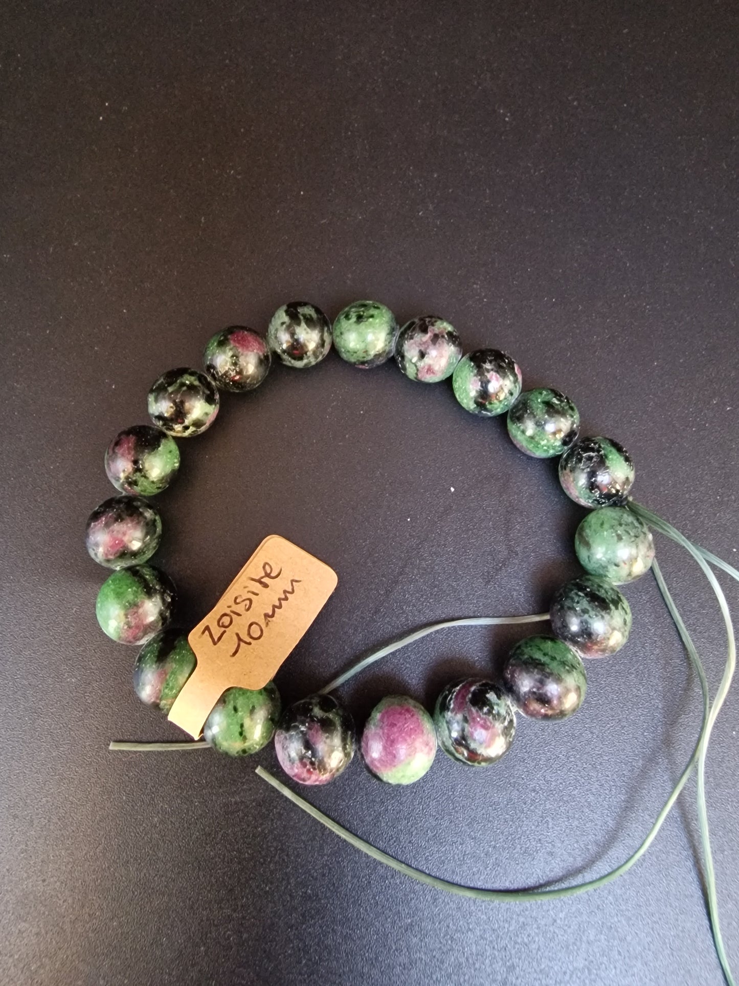 Bracelets rubis zoisite 10mm - Mylithovox 