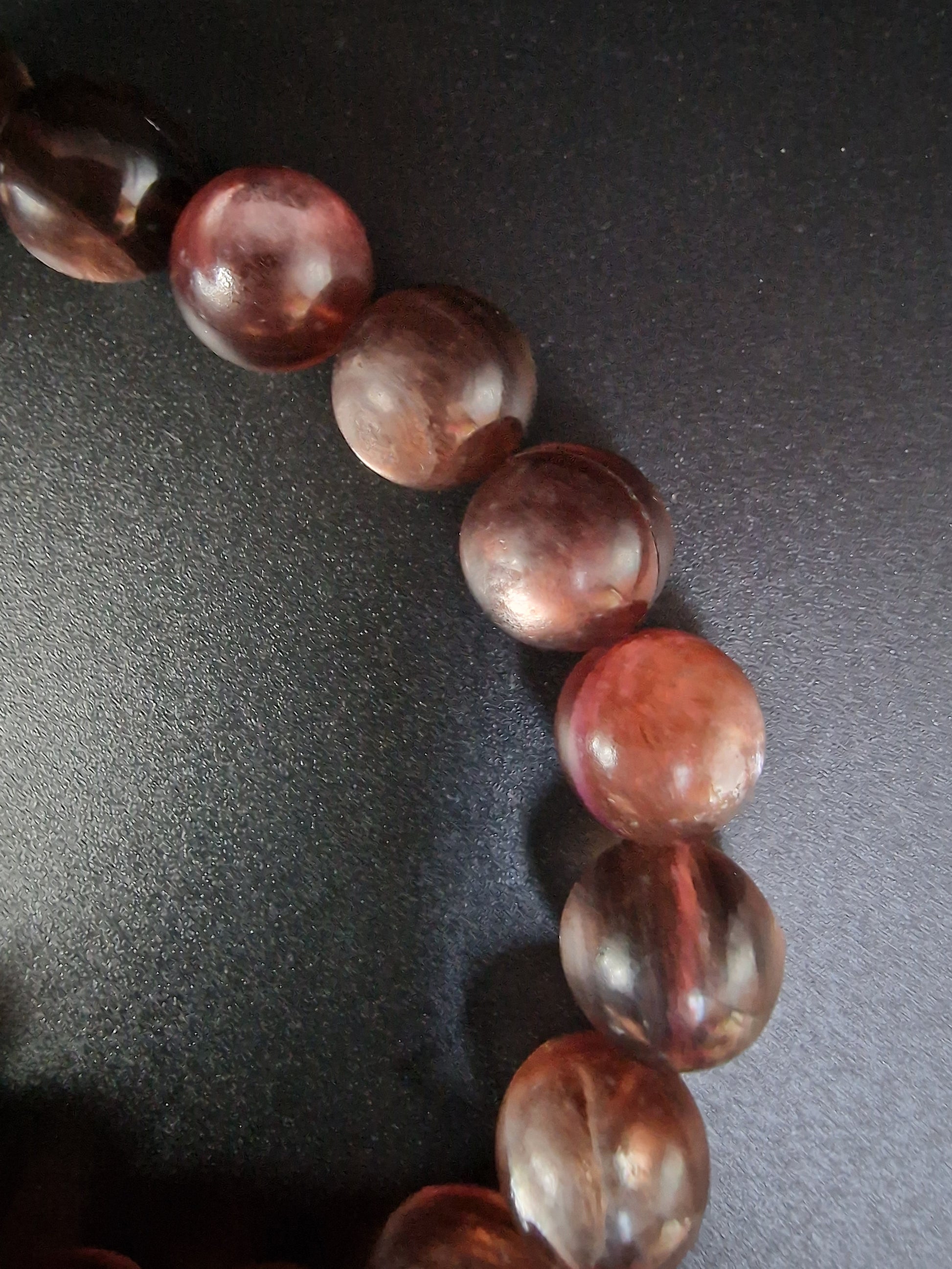 Bracelets Lepidolite noire 10mm - Mylithovox 