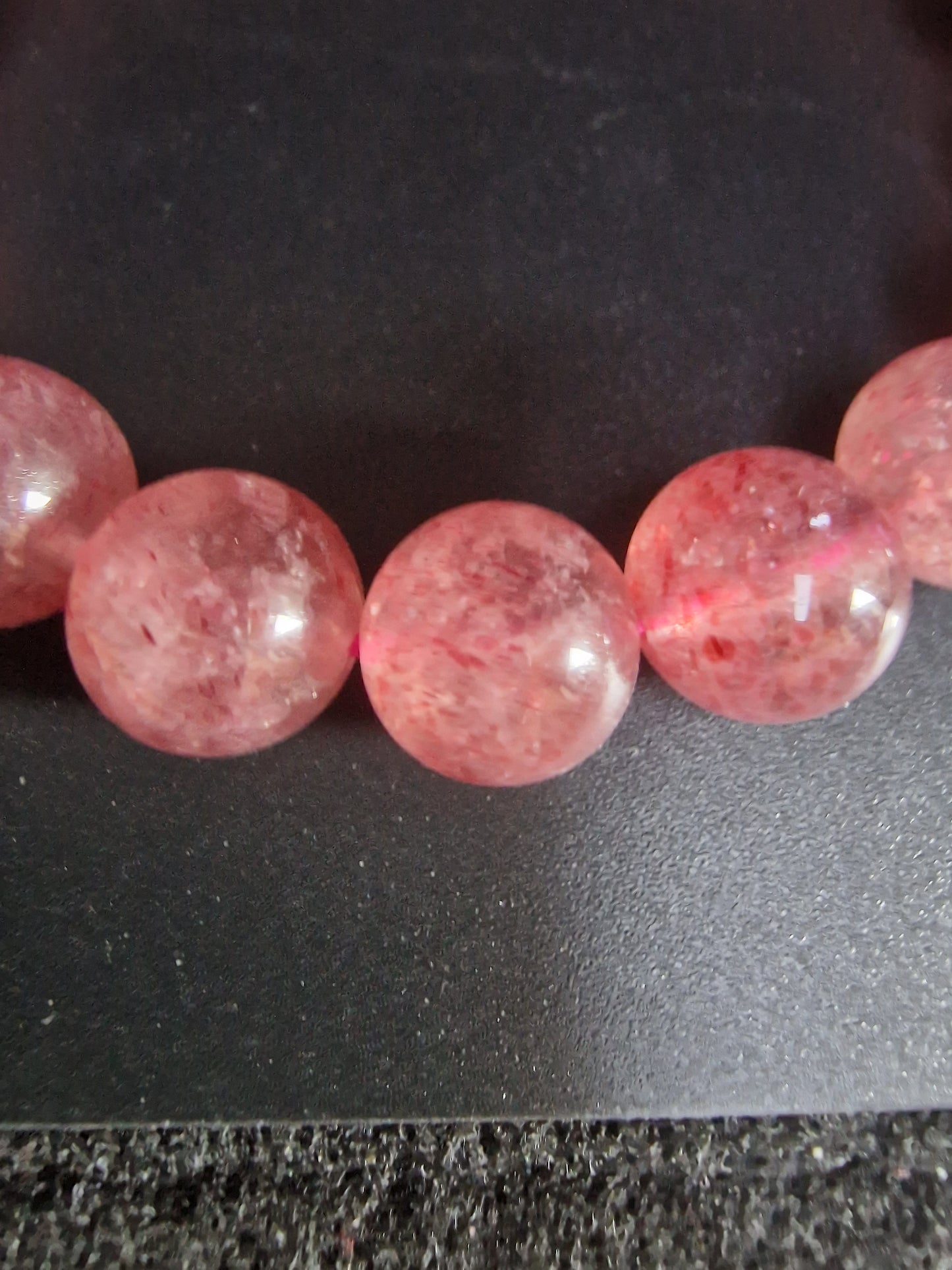 Bracelets quartz fraise 8mm - Mylithovox 