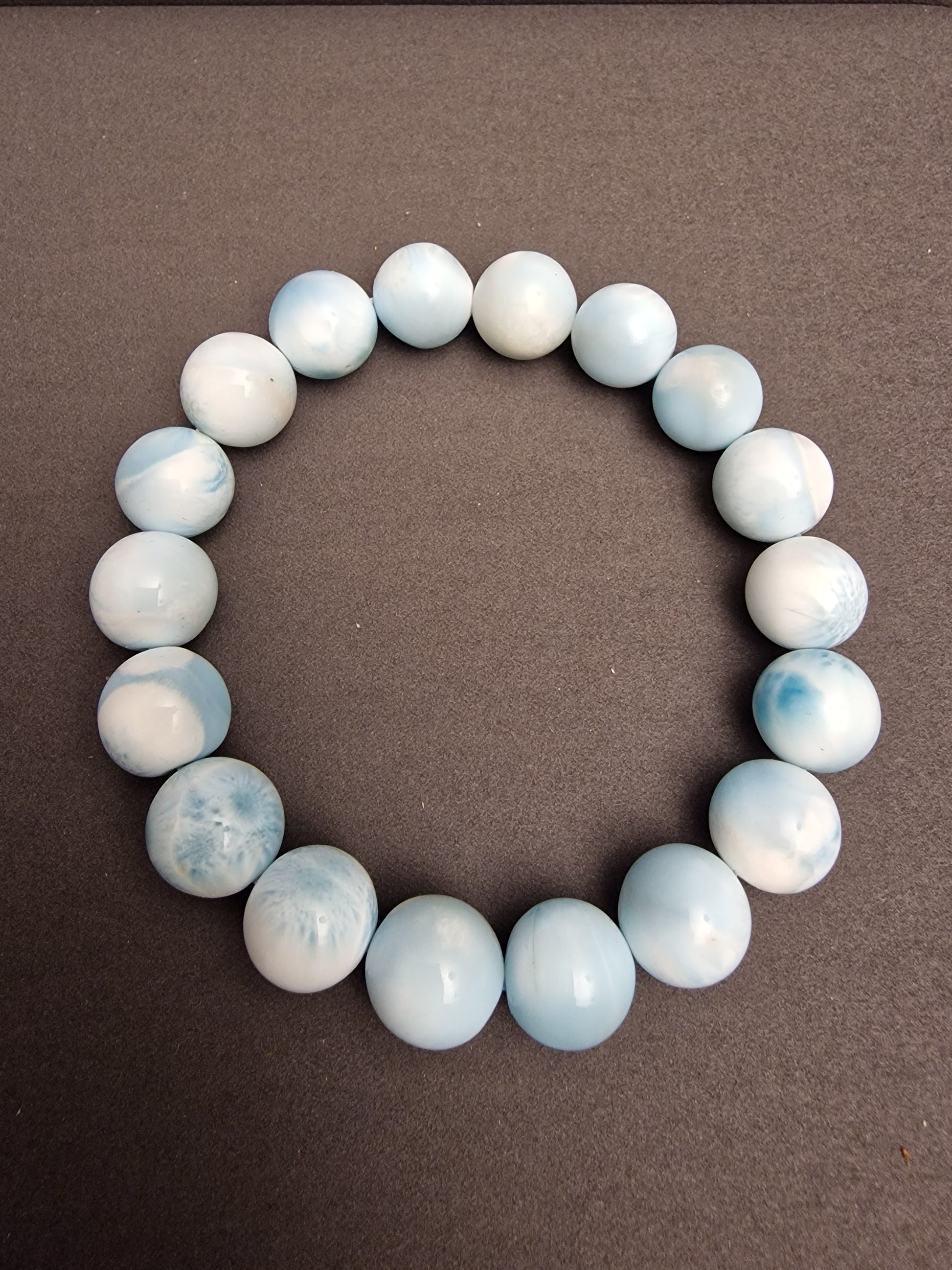 Bracelets Larimar 12mm - Mylithovox 