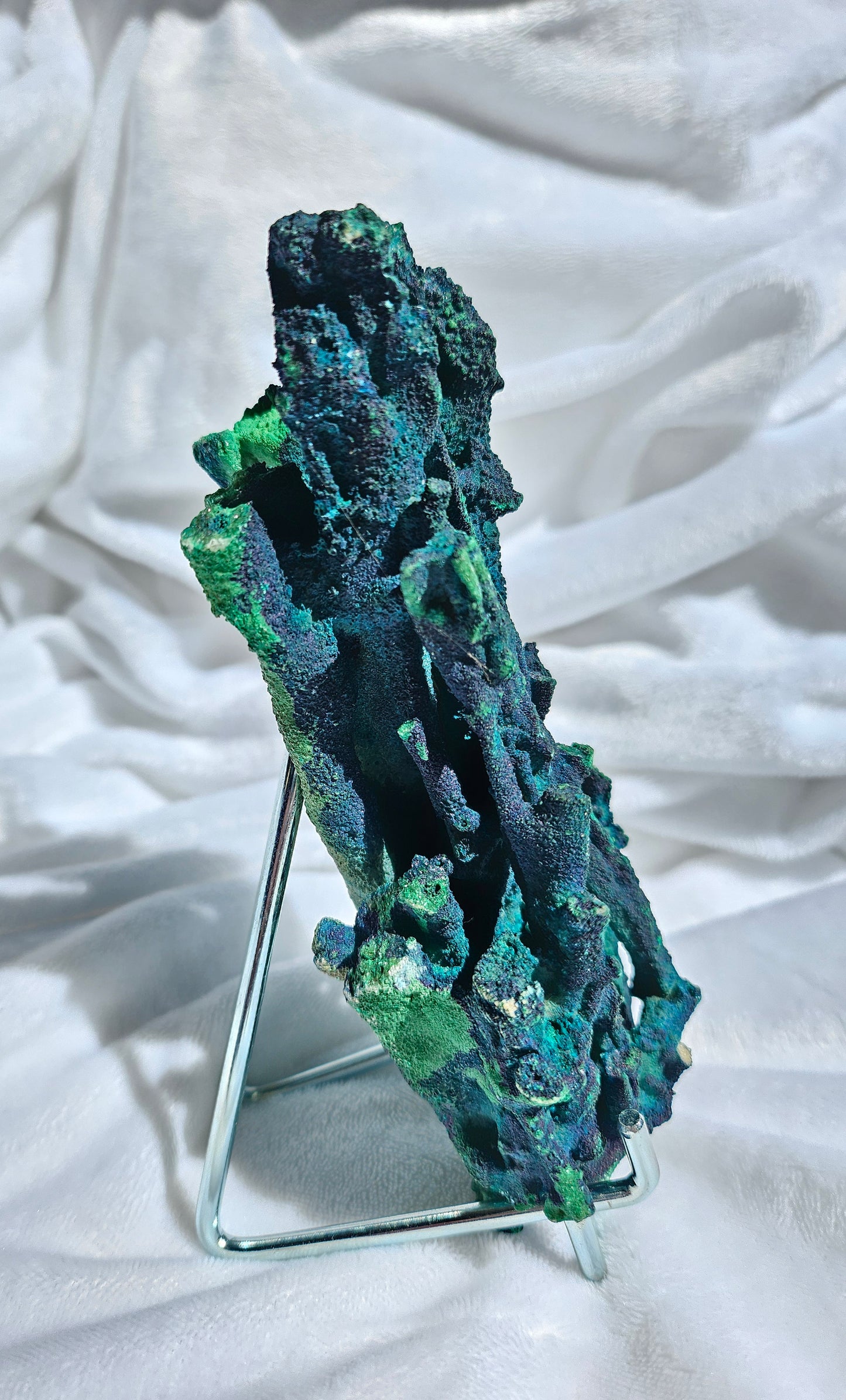 Stalactites d'Azurite malachite