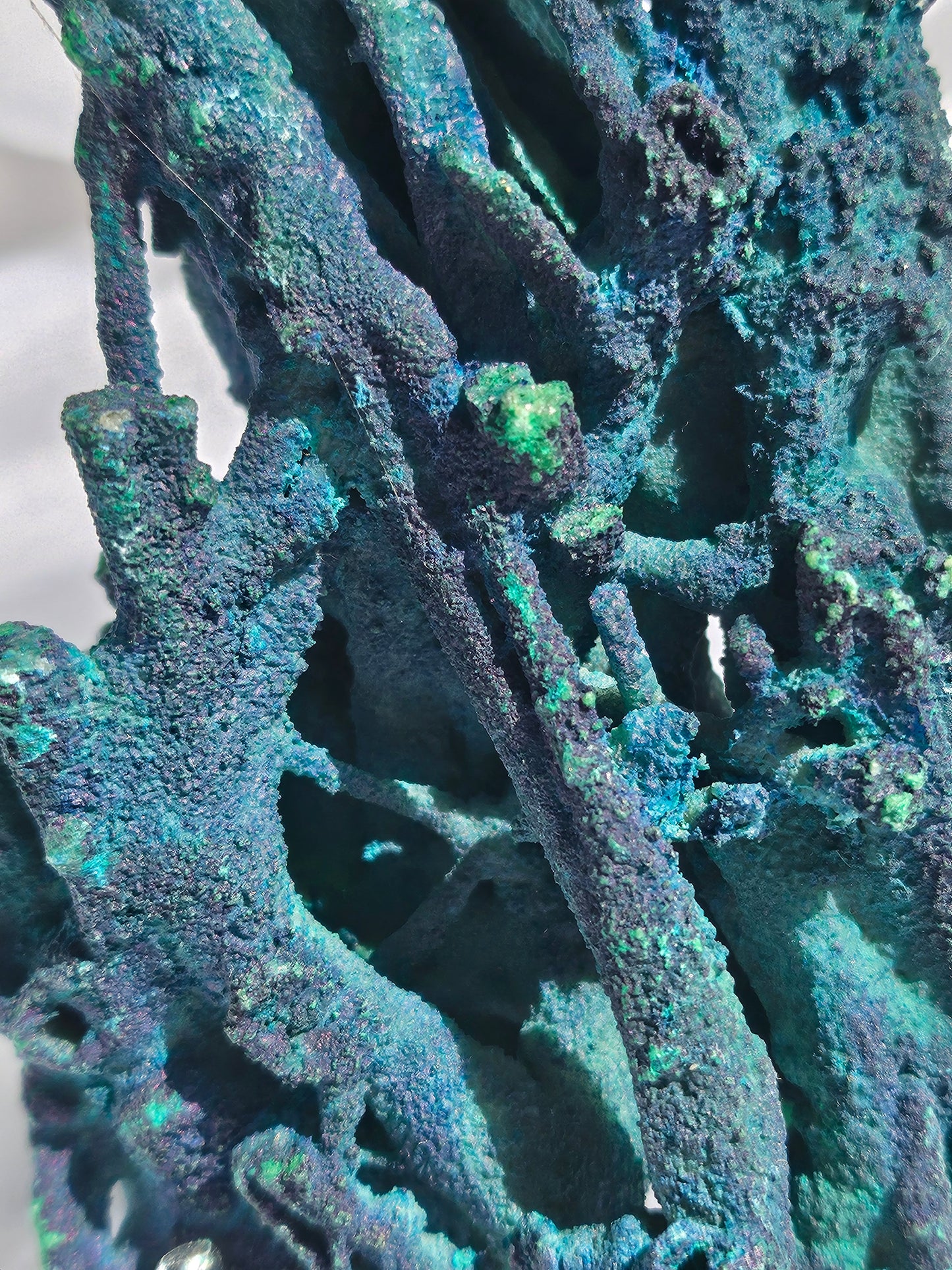 Stalactites d'Azurite malachite