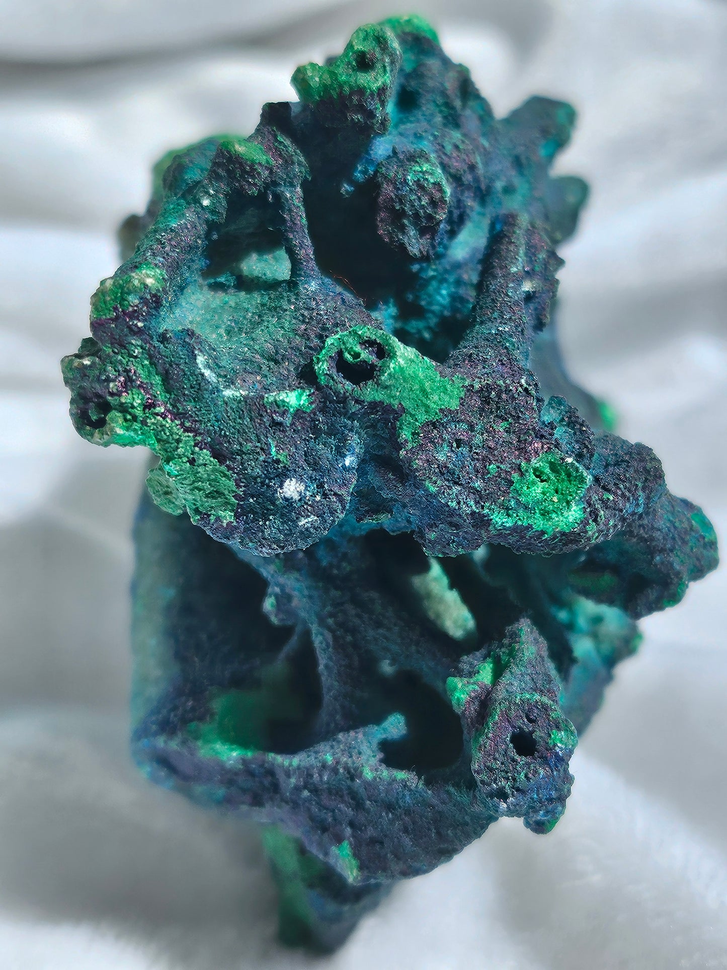 Stalactites d'Azurite malachite