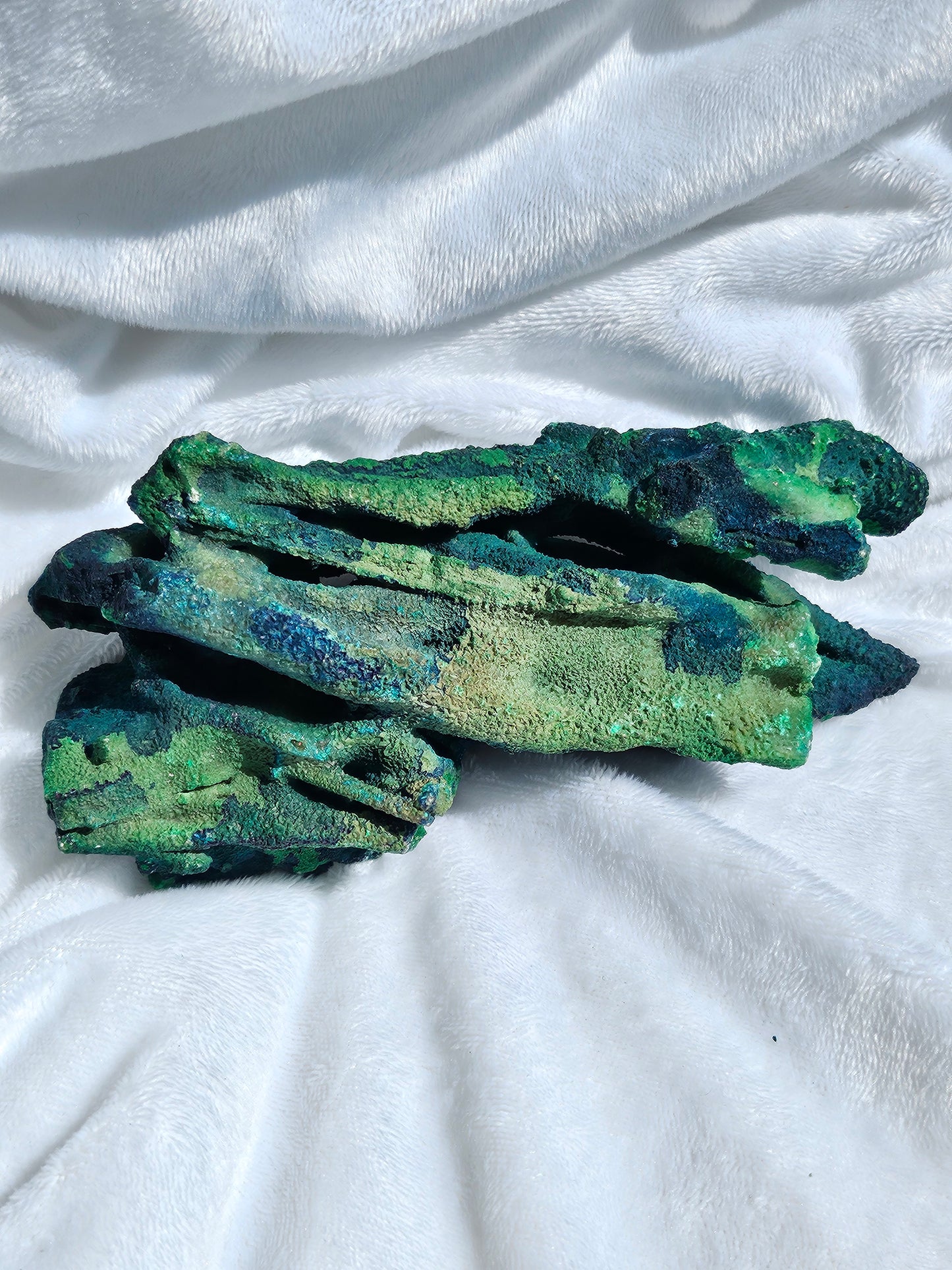 Stalactites d'Azurite malachite