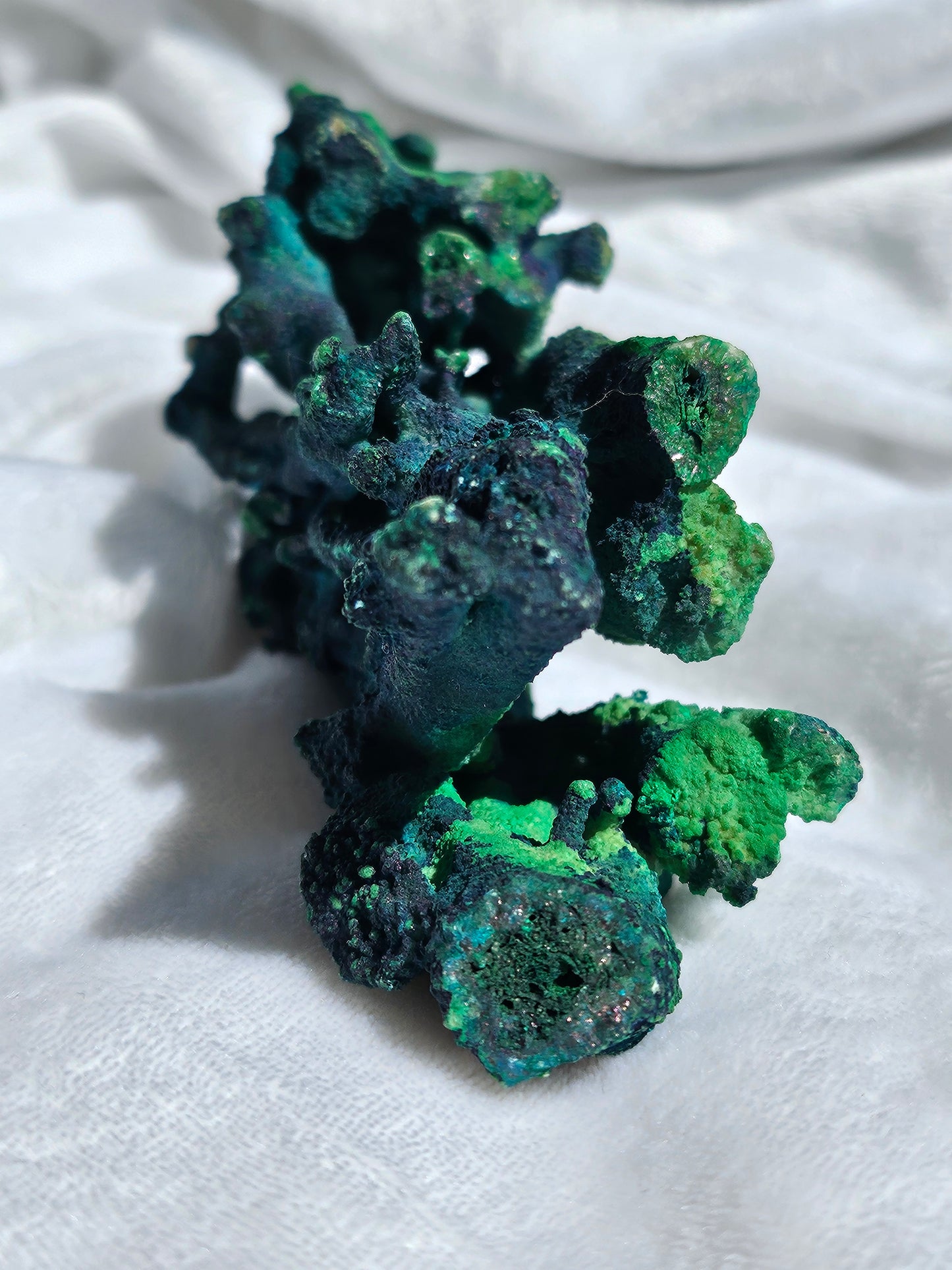 Stalactites d'Azurite malachite